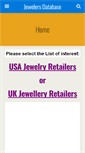 Mobile Screenshot of databaseofjewelrystores.com